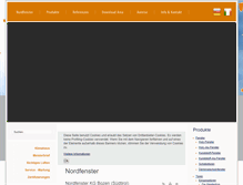 Tablet Screenshot of nordfenster.it